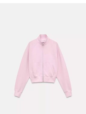 Zara Pastel Pink Zip-Up Bomber Jacket
